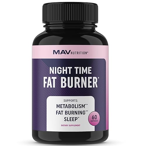 Nutrex Lipo-6 Nighttime Fat Burner, Melatonin Sleep Aid, Non-Stimulant