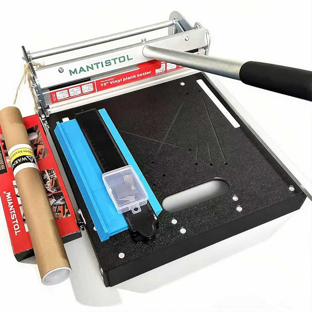 Photo 1 of 13" Pro Rigid Core Vinyl floor Cutter with Notching Tools and Extra Blade, Cuts LVP, WPC, LVT, SPC, VCT, PVC for Complex Jobs! No Chipping, No Power Needed!