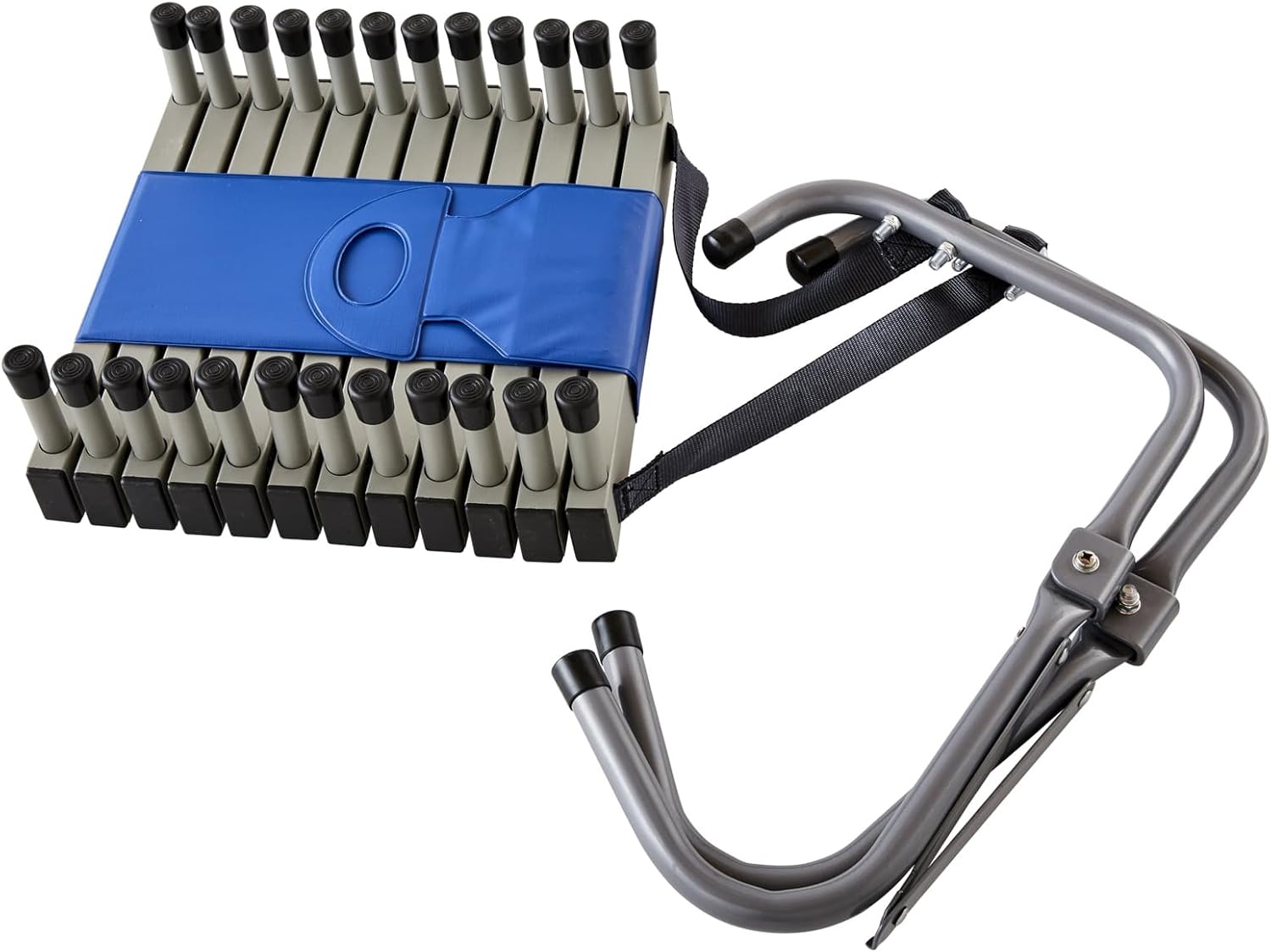 First Alert Two-Story Fire Escape Ladder, Steel, Anti-Slip, EL52-2, Black: Home Improvement