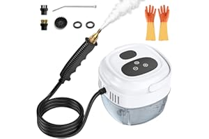 AUXCO Steam Cleaner with Smart Touch Screen,1500ML High Pressure High Power Steamer for Cleaning, Portable Steam Cleaner for Home,Handheld Steam Cleaner for Kitchen, Bathroom, Car, Grout and Tile