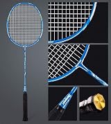 Senston 2 Pack Badminton Rackets Full Carbon Fiber with Carry Case and Overgrips view 3