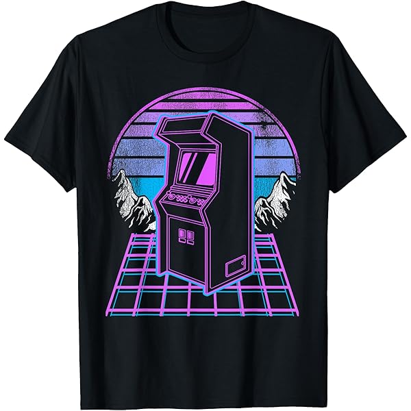 Amazon.com: Arcade Machine Synthwave 90s Video Games Retro Gaming