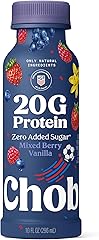 Chobani® 20g Low-Fat Greek Yogurt Drink Mixed Berry Vanilla 10 fl oz