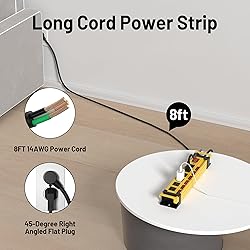 Power Strip Surge Protector 2700J with Individual