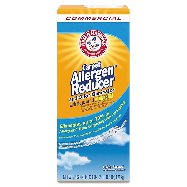 ARM & HAMMER 3320084113 CARPET & ROOM ALLERGEN REDUCER & ODOR ELIMINATOR, 42.6OZ SHAKER BOX
