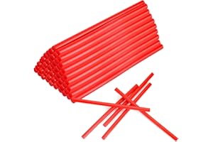 MATUFF Red Hot Glue Sticks Mini 0.27" x 5.9 inches, Colored Hot Melt Mini Glue Sticks for All Temperature Mini Glue Guns, for DIY Craft Arts and Wedding Cards, Stamp Sealing, Bulk Red hot Glue 60 Pack
