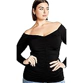 CITY CHIC Plus Size Top, Ruched Sally Top