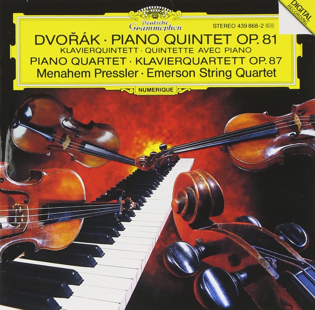Antonin Dvorak, Menahem Pressler, Emerson String Quartet, David Finckel