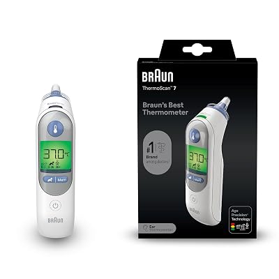 Braun Thermoscan 7 IRT6520 Thermometer + Bonus 40 ThermoScan Lens Filters