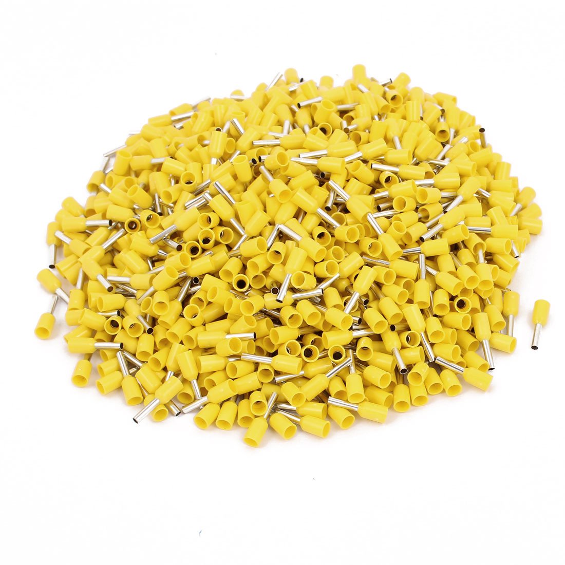 Sourcingmap 1000Pcs 16 AWG 1.5mm2 Insulated Cord End Wire Ferrules Terminal VE1508 Yellow