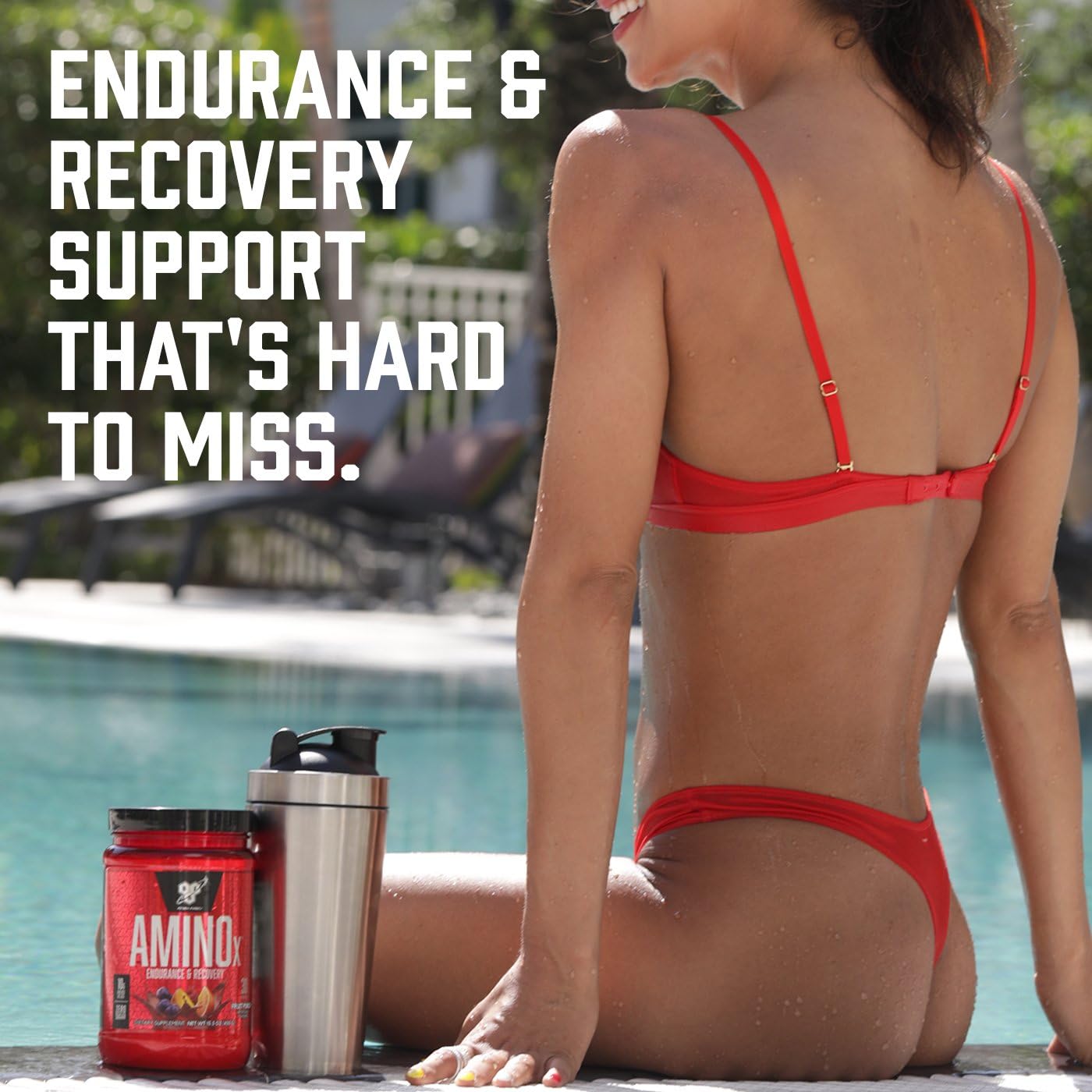 BSN Amino X Muscle Recovery & Endurance Powder with BCAAs, 10 Grams of Amino Acids, Keto Friendly, Caffeine Free, Flavor: Fruit Punch, 30 Servings (Packaging May Vary): Health & Personal Care