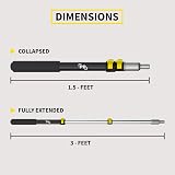 Precision Defined 1.5-3ft Extension Pole EZ-Lock Aluminum Paint Roller Window view 4