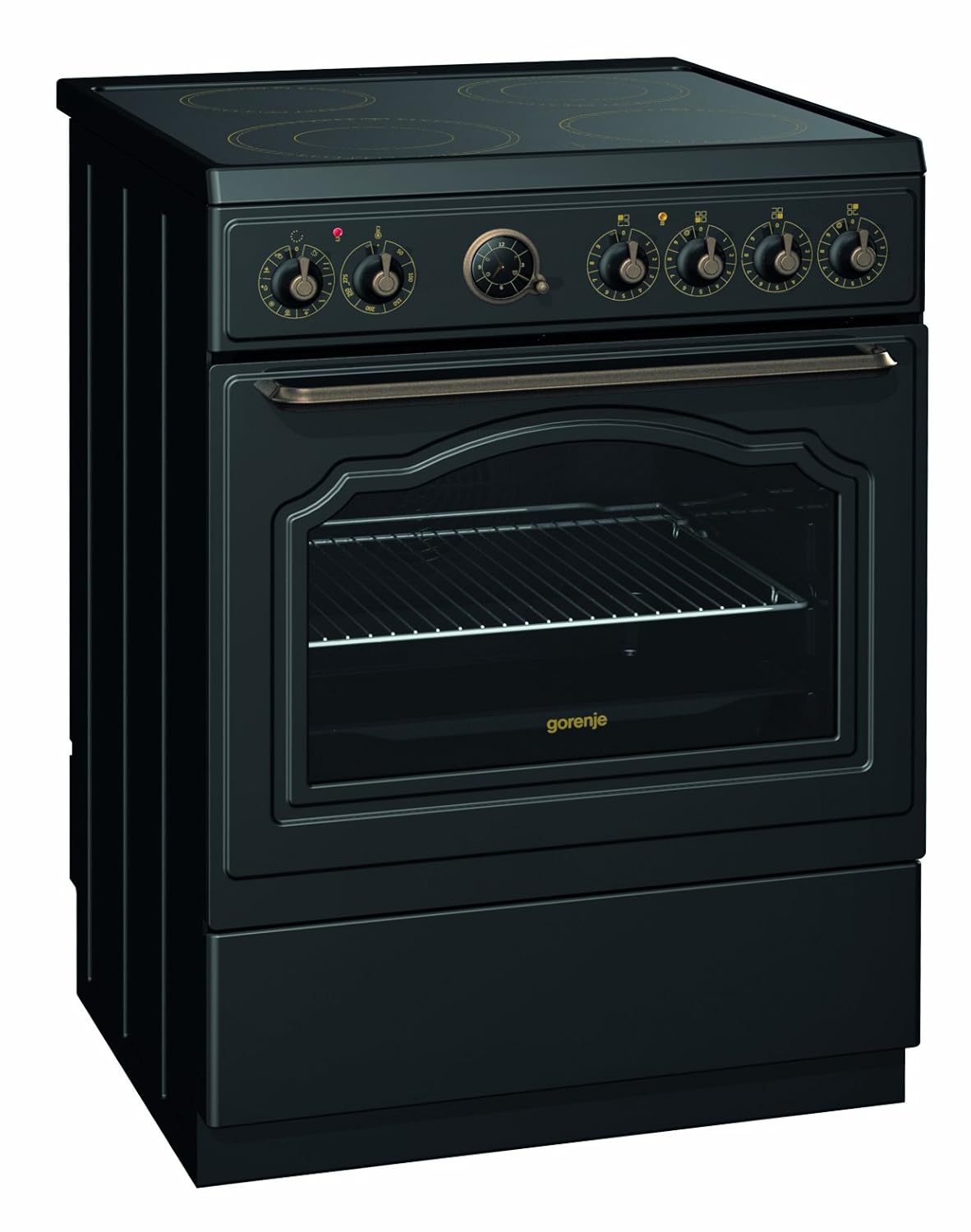 Gorenje Clasico Freestanding Black Electric Cooker Amazon.co.uk