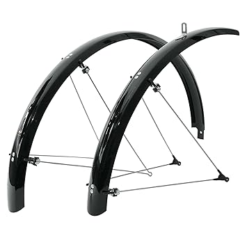 SKS Radschutz Bluemels 53 mm Trekking 28 zoll mit Kabelkanal, Schwarz, M, 11189
