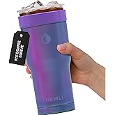 HEMLI Universal Ice Coffee Sleeve Insulator - Insulated Iced Coffee Holder To Go, Insulated Cup Holder for Starbucks Dunkin Donuts McDonalds, Reusable Coffee Sleeve