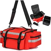 Be-Better Medical Bag Empty First Aid Bag,First Responder Bag, First Aid Carrier for EMT, EMS, Paramedics and Emergency Medical Supplies Kit(Bag Only)