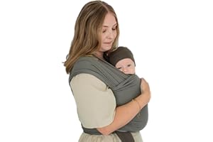 Solly Baby Wrap Carrier - Lightweight Baby Carrier - Newborn Baby Essentials - for Newborn, Infants and Baby 8-25 Lbs. Sea Stone