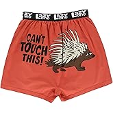 Lazy One Funny Animal Boxers, Novelty Boxer Shorts, Gag Gifts for Men, Humorous Underwear For Men