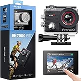 AKASO EK7000 Pro 4K30fps Action Camera with Touch Screen EIS 131ft Waterproof Camera Remote Control 5X Zoom Underwater Camera