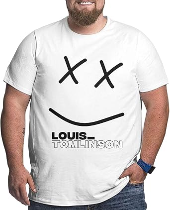 Louis Tomlinson Großes und hohes T-Shirt Herren Sommer Kurzarmkleidung