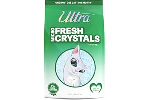 Ultra Fresh Scented Micro Crystals Premium Cat Litter - 99.9% Dust Free, Soft on Paws - 5 Lbs.