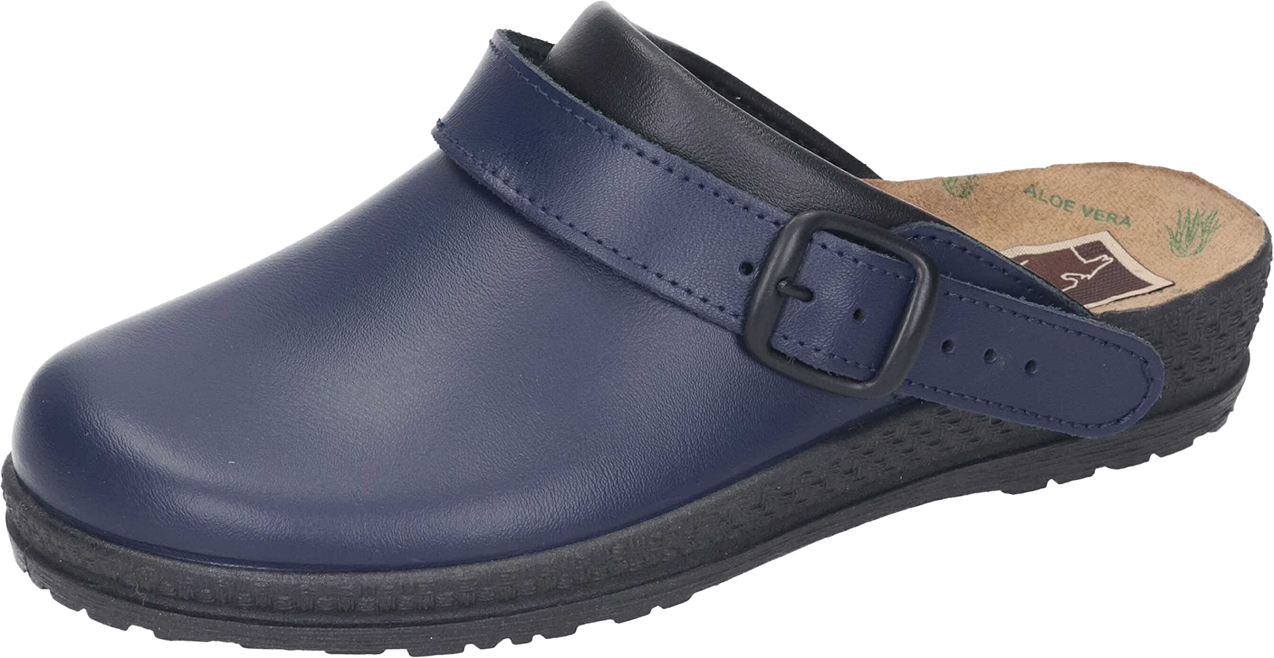 Manitu Women's 330006-05 Mule, Blue, 9.5 UK