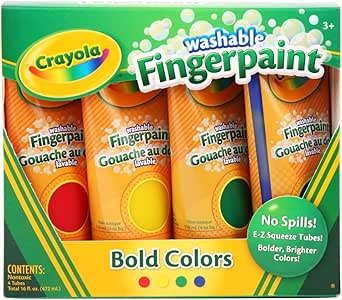 washable finger paints crayola
