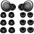6 Pairs Memory Foam Galaxy Buds Pro Ear Tips Buds, S/M/L 3 Size Replacement Reduce Noise Fit in Case Comfortable Earbuds Compatible with Samsung Galaxy Buds Pro/Galaxy Buds 2 Pro - Black