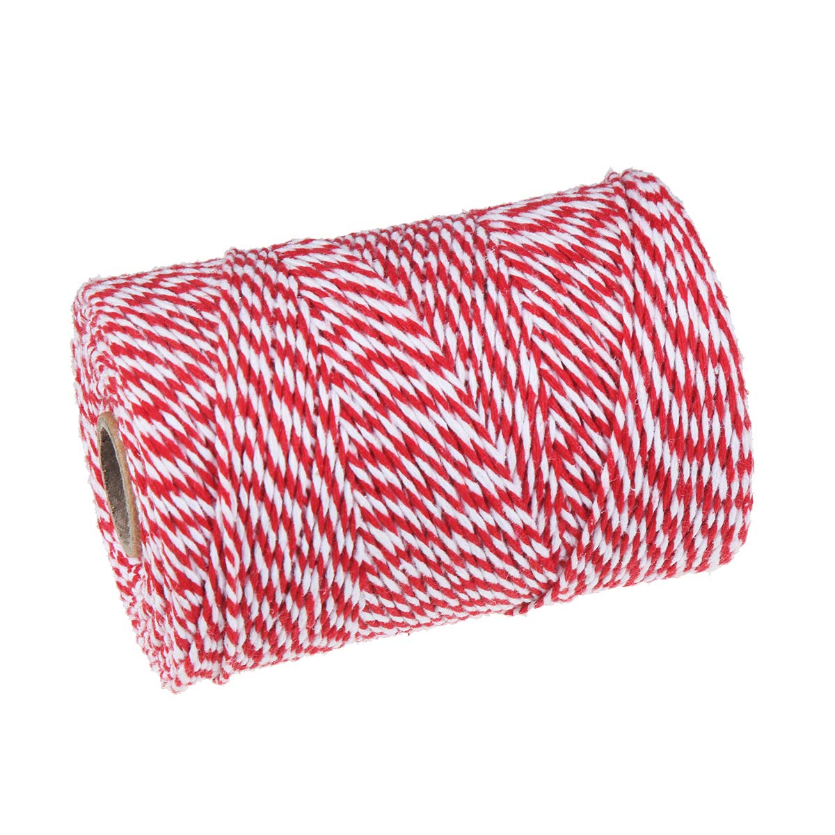 CCINEE 656 FT Red and White Bakers Twine, Cotton