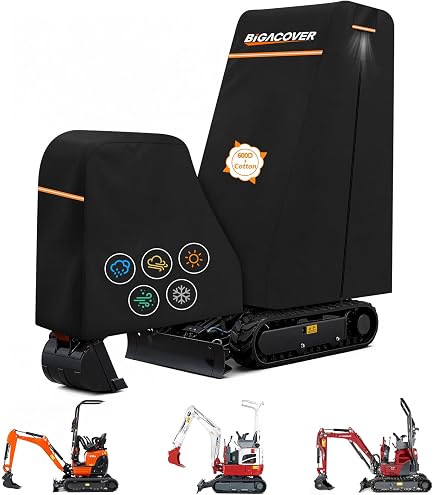 Amazon.com: Mini Excavator Cover for Bobcat E20/Kubota KX015-4