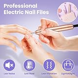 KOOFIT Electric Nail File Drill 20000RPM Adjustable Speed Manicure Set view 3