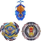 Hozuumo Gyro Battling Top Burst Gyro Toy Set, with Gyro Launchers and Handle Combat Battling Game, Gift for Kids Children, B-187+B-192
