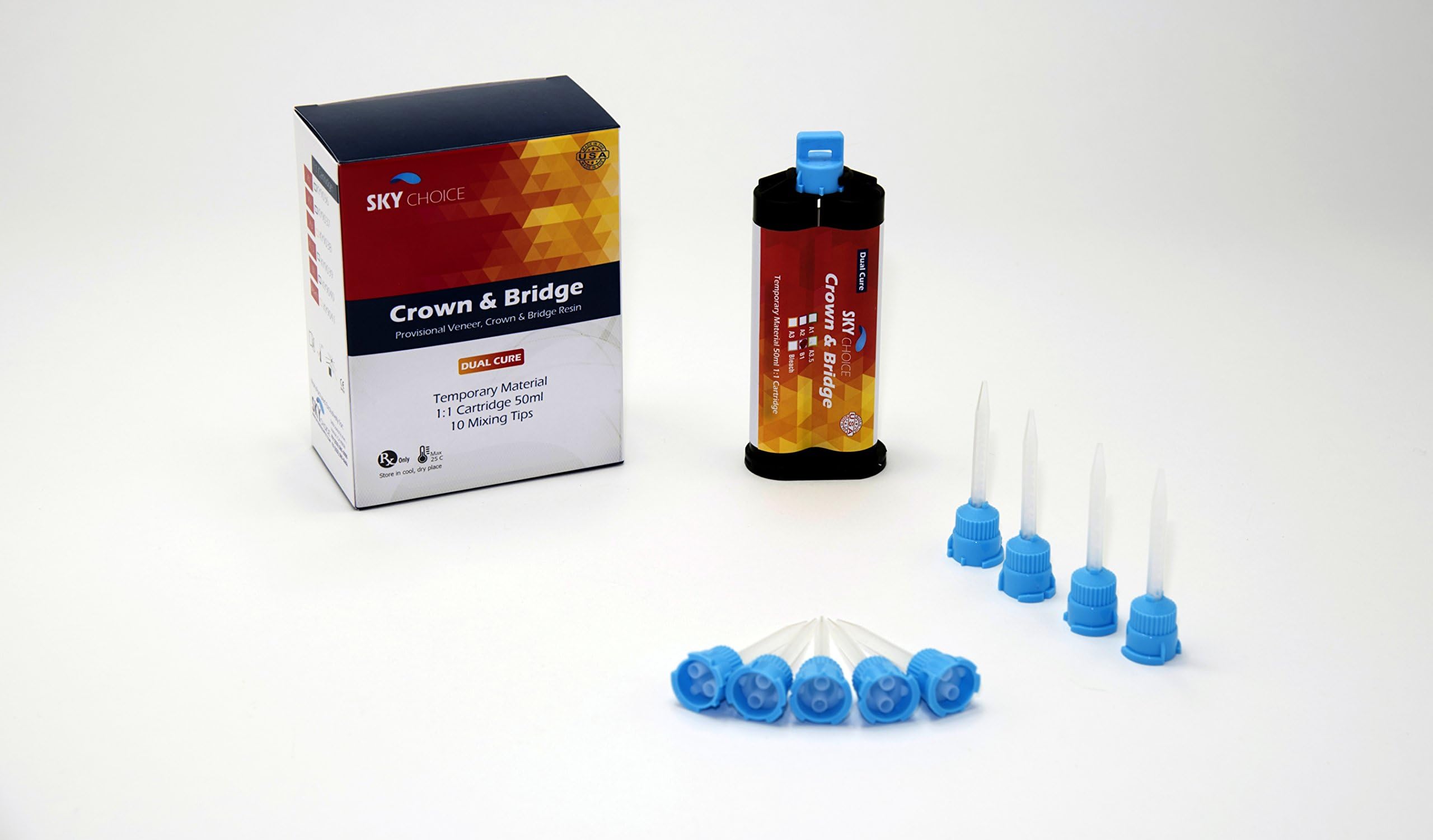 Crown & Bridge, Temporary Material, B1, (1X50ml & 10 Mixing Tips)