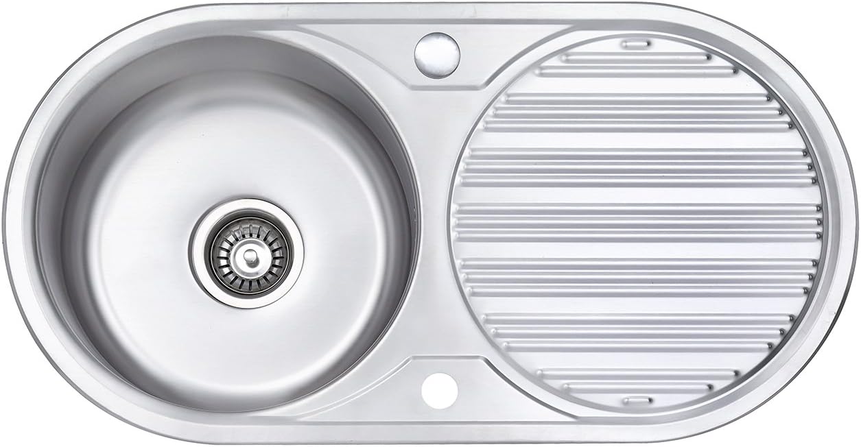 JASS Ferry Stainless Steel Round 1.0 Single Bowl Topmount Installation