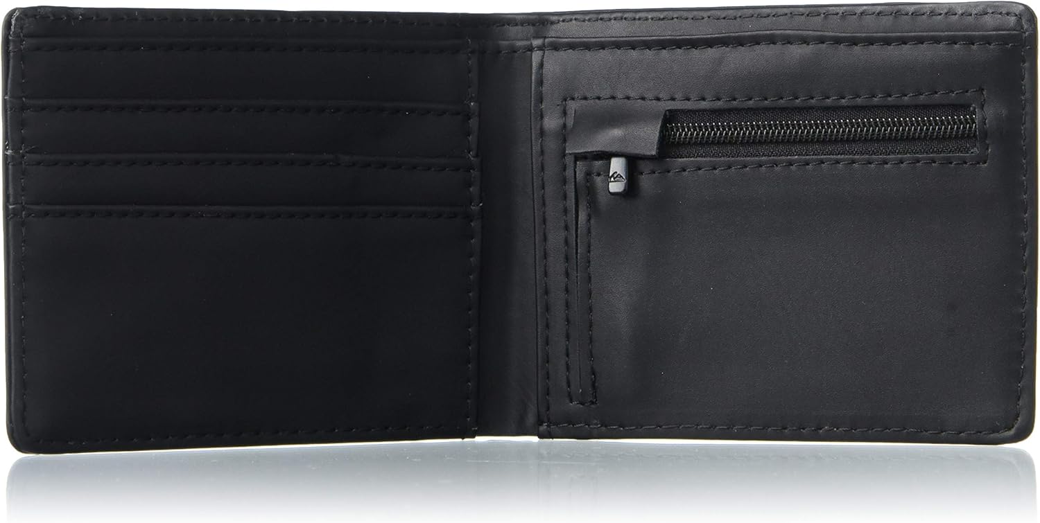 Quiksilver Men's Slim Vintage IV Wallet, black, M: Clothing
