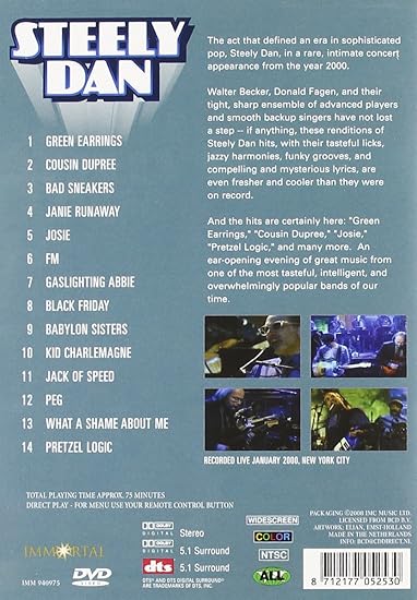 Boz Scaggs Greatest Hits Live 2004 Dvd Discogs