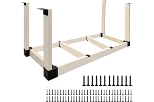 Rasugarlary 2x4 Brackets Kit for DIY Overhead Garage Storage Rack(Actual 1.5" X 3.5"), DIY Ceiling Storage Kit for Garage, Or