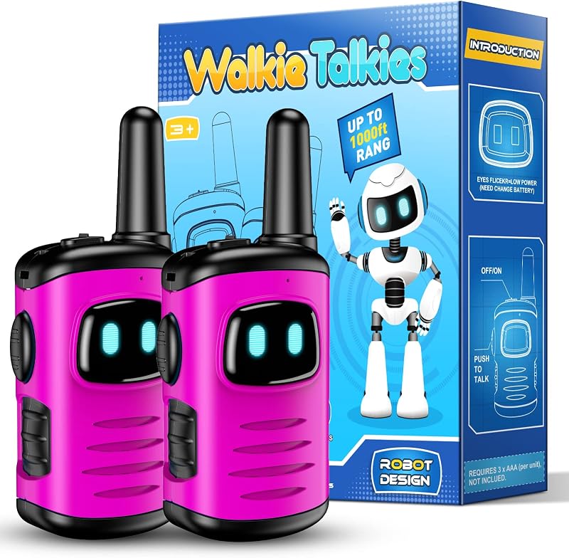 EUTOYZ Walkie Talkie Pink 4-9 Kids Outdoor Toy 5-9 Years Girls