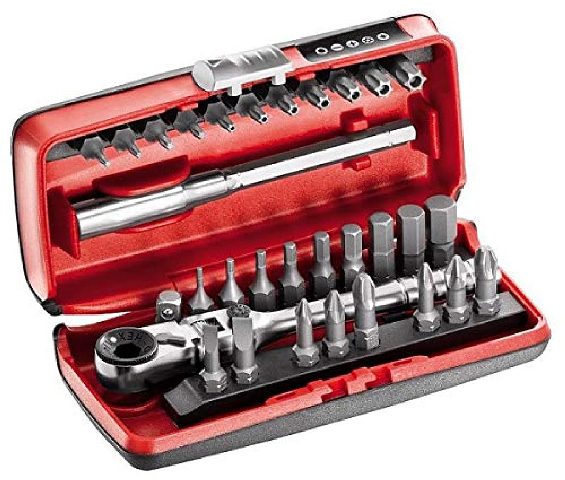 USAG U06060012 - 606 1/4" SK - Assortment with bits and reversible ratchet (31 pcs.) — image 1