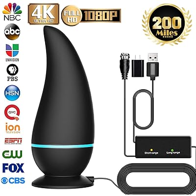 Indoor HD TV Antenna Smart Signal Amplifier, Long Egypt Ubuy