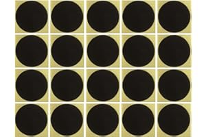 JHZABPO Decorative Match Strikers, Black Match Striker Plate 24mm Round, Adhesive Backed Striker Paper