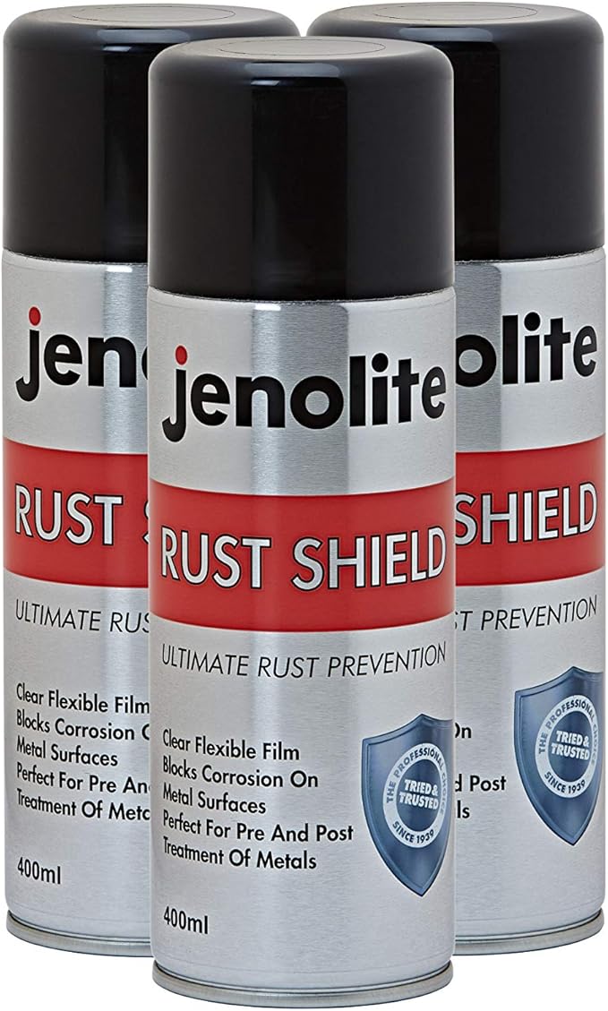 JENOLITE 3 x 88987 Rust Shield 400ml High Protection Against Rust