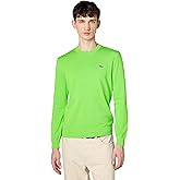 Lacoste Men's Monochrome Crew Neck Cotton Sweater