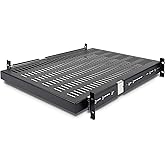 StarTech.com 2U Sliding Server Rack Mount Shelf - 20 to 30in Adjustable Mounting Depth - Vented - 50lb - Heavy Duty Universal