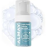 Almay Foam Away Makeup Remover, Gentle Face Cleanser, Hypoallergenic Face Wash, Cruelty-Free Skincare, Vegan, 100, 2.87 fl oz