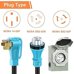 CircleRiver 50 Amp 100 Feet Generator Cord and