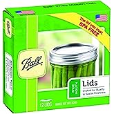 Ball Glass Jars Wide Mouth Lids, 12 Lids