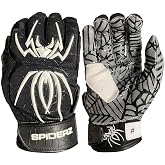 Spiderz HYBRID Batting Gloves - Black/White