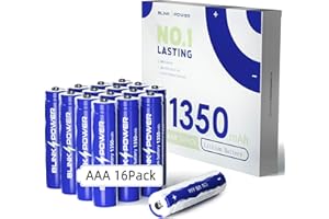 Blinkspower™ Triple A Lithium Batteries, 16 Pack NO.1 Lasting 1350mAh 1.5V AAA Lithium Batteries, for High-Tech Devices【Non-Rechargeable】