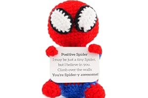 Lenoka Crochet/Emotional Support Spider Crochet Handmade Gifts/Gift for Men Adults/Gifts for Women Adults/Birthday, Easter, Christmas, Spider Toys/Spider Plush.